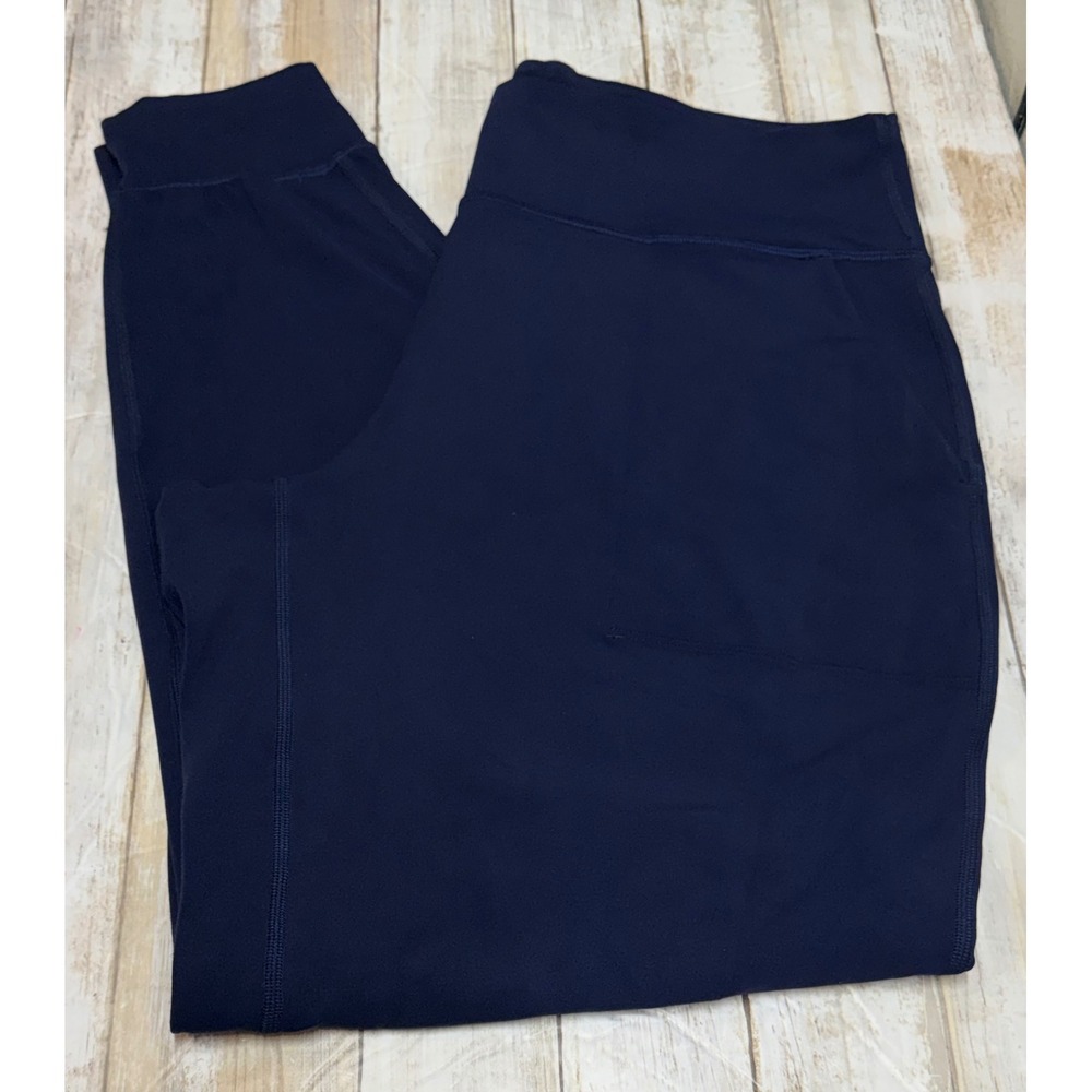 Lululemon Align‎ High Rise Jogger Navy Blue Nulu Yoga Pants Size 12 LW5CQHS
